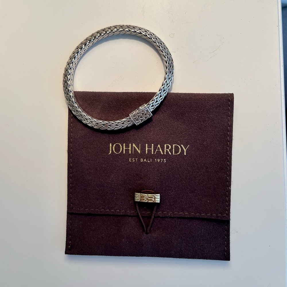 John Hardy Women's Tiga Chain 6.5mm bracelet in sterling silver size M